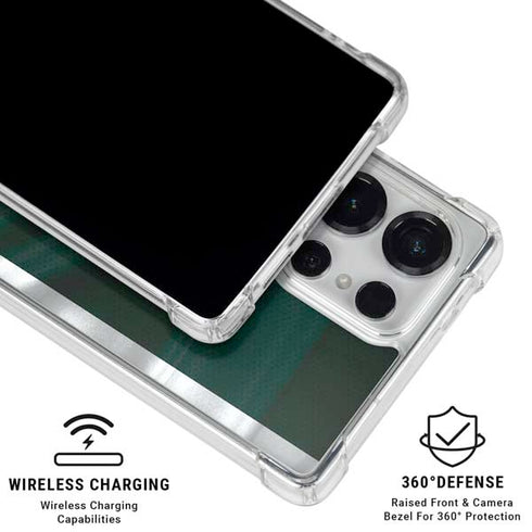 Michigan State University Away Grey Jersey Galaxy S25 Ultra Clear Case